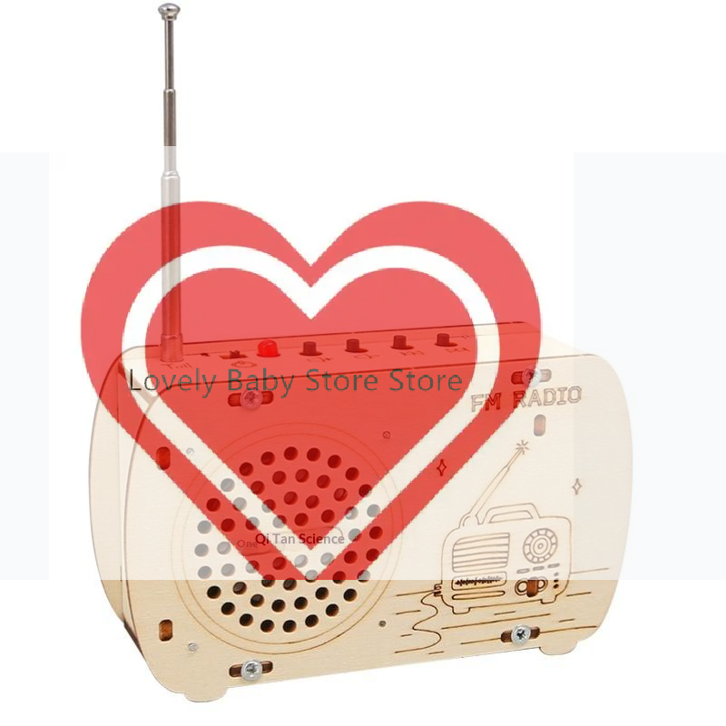 【BS】مجموعة راديو FM خشبية للتر - مراجعة Diy Electronics Projects For Kids وسعره