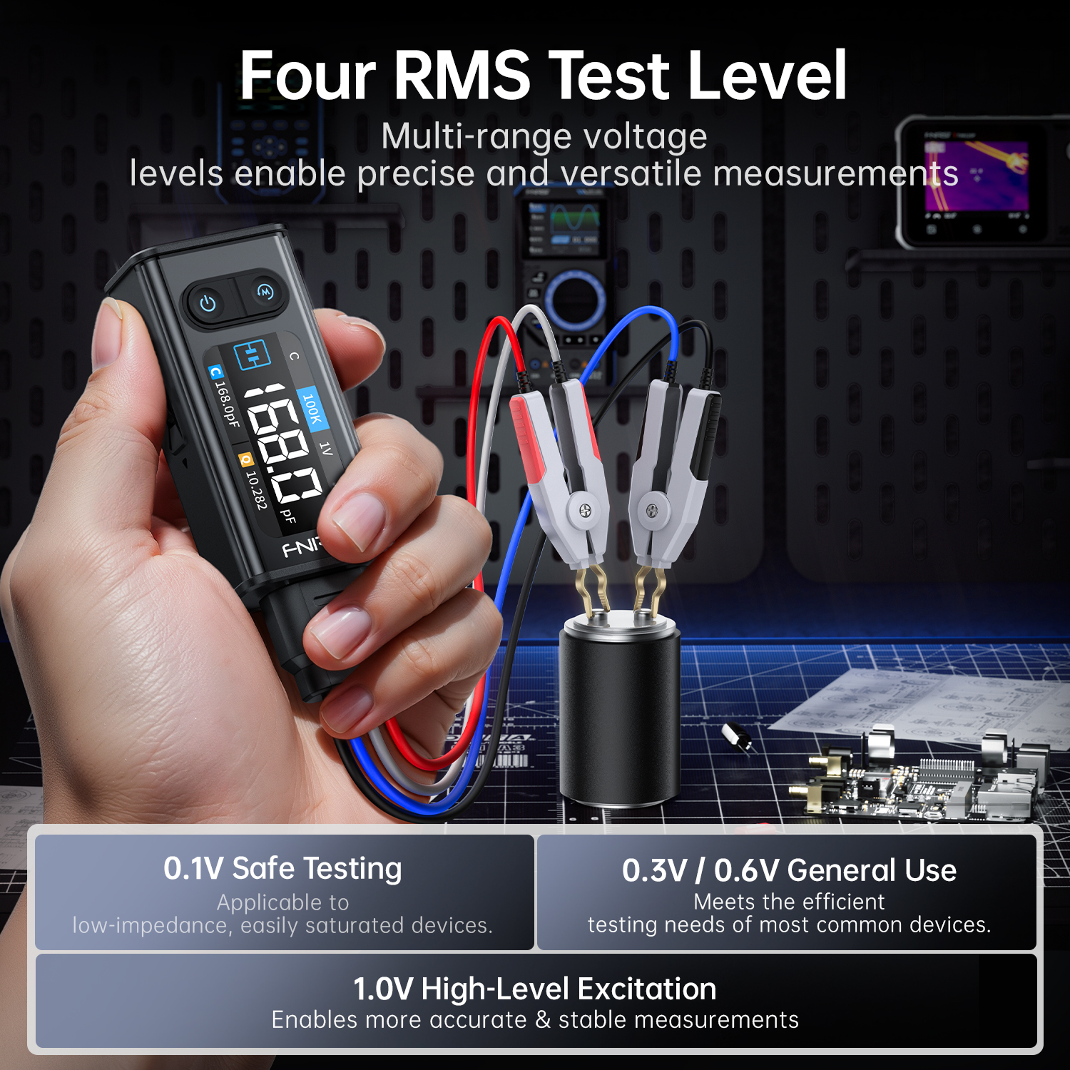جهاز قياس LCR رقمي FNIRSI LCR- - مراجعة R/Diy Electronics وسعره