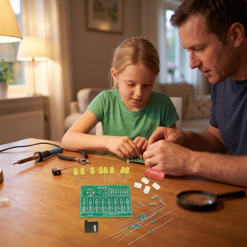 مجموعة أدوات تدريب على اللحام  - مراجعة Diy Electronics Lab وسعره