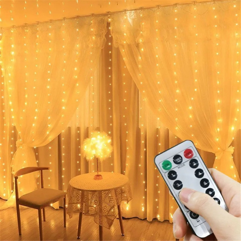 إكليل ستارة للنوافذ يعمل بالطا - مراجعة Diy Electronics News وسعره