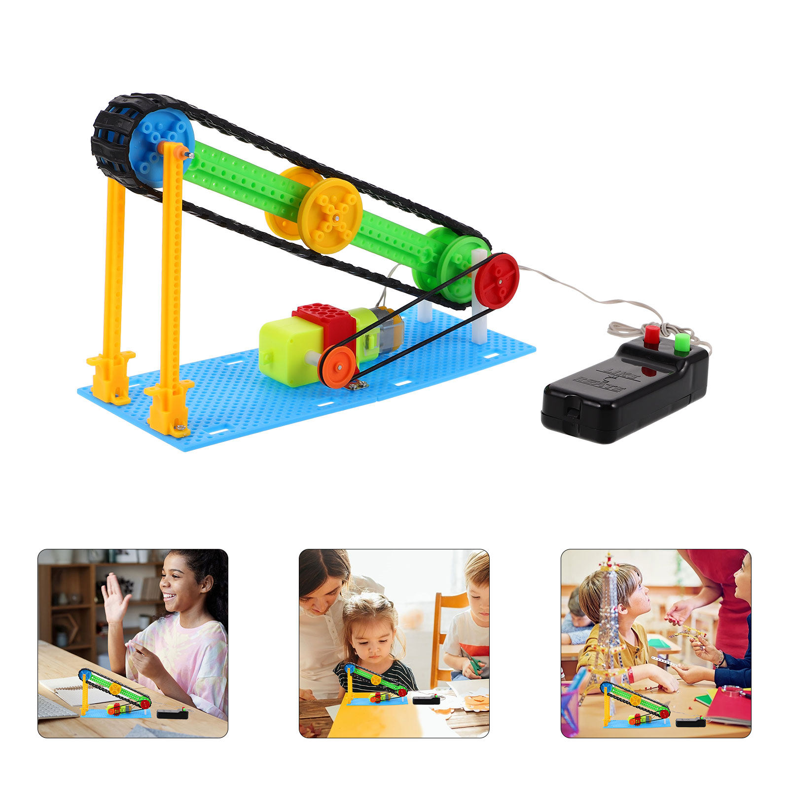مجموعة حزام ناقل كهربائي للتجا - مراجعة Diy Electronics Projects For Kids وسعره