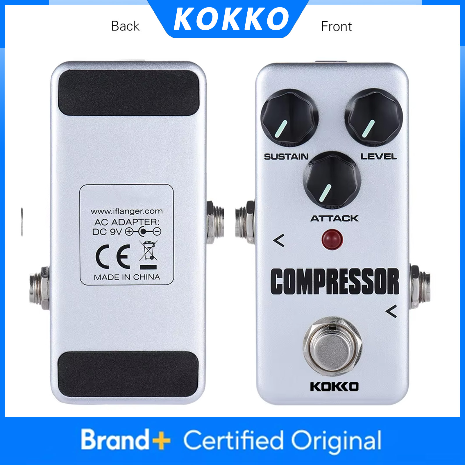 دواسة تأثير الجيتار KOKKO FCP2 - مراجعة Diy Guitar Electronics وسعره