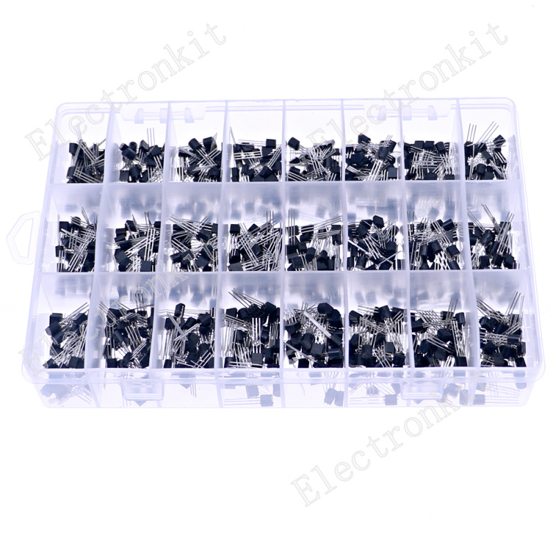 840 قطعة 24 القيم TO-92 PNP/NP - مراجعة Mosfet Transistor Set وسعره