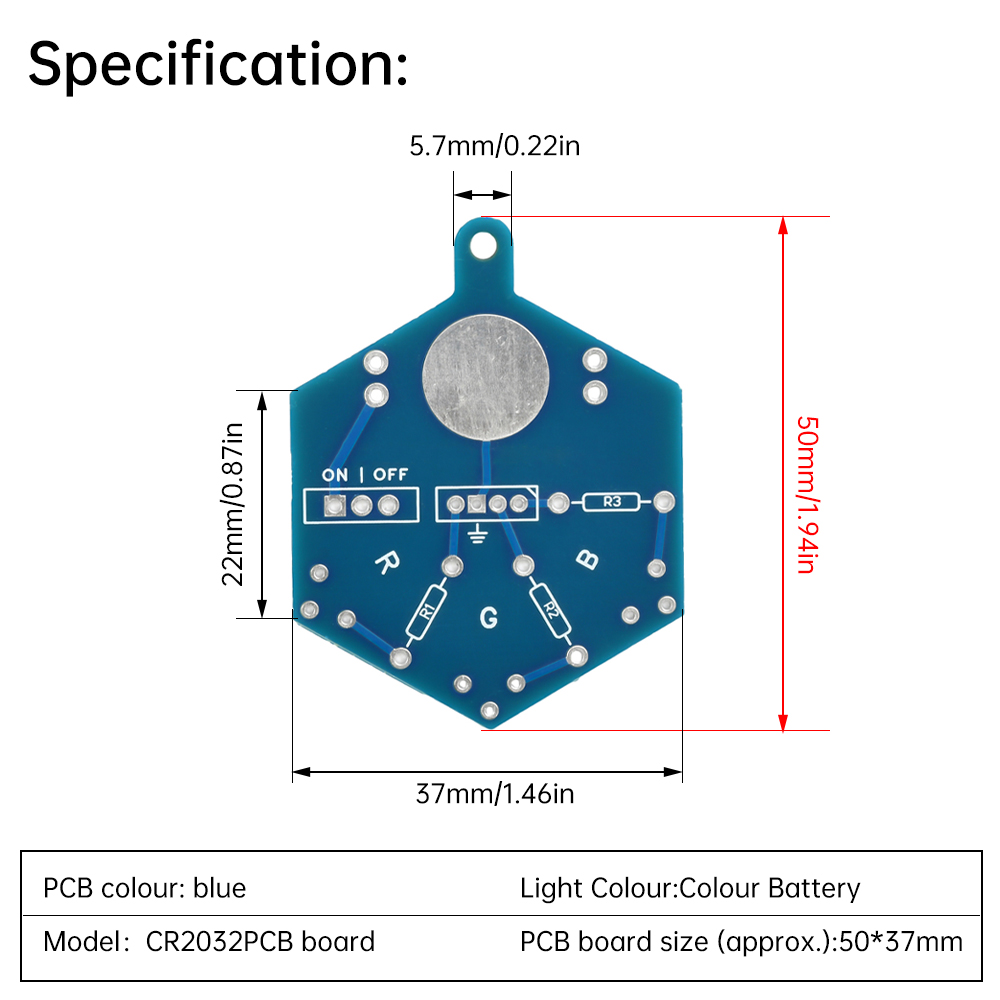 RGB LED ضوء لوحة دوائر كهربائي - مراجعة Diy Electronics Lab وسعره