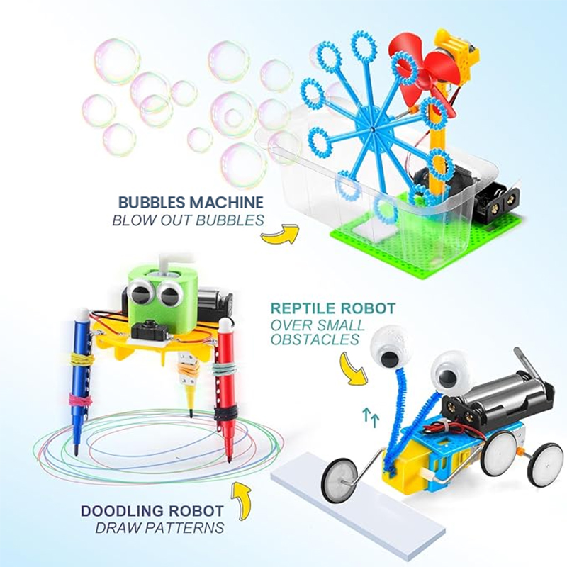 مجموعة ألعاب علمية 6 في 1 للأط - مراجعة Diy Electronics Projects For Kids وسعره
